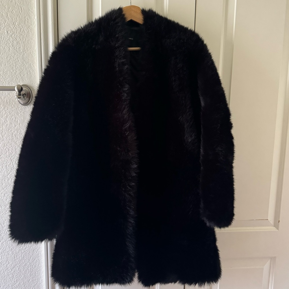 Mango fur coat
